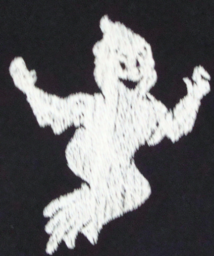 Embroidered Ghost T Shirt